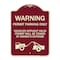 Signmission Warning Permit Parking Vehicles w/o Permits Towed Owners Expense Alum, 18" L, 24" H, BU-1824-22711 A-DES-BU-1824-22711 - alternate 1
